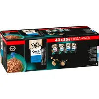 Sheba Sauce Collection - Fisch Auswahl - Mega pack - 40 x 85 g