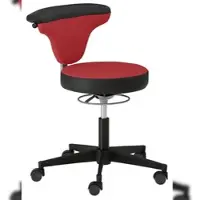 Mayer Sitzmöbel , Funktionsdrehstuhl myTORRO SIT, Rot/Brillantschwarz, 1351_RO_751