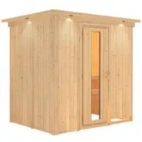 Karibu Sauna »Kothla«, für 3 Personen, ohne Ofen - beige