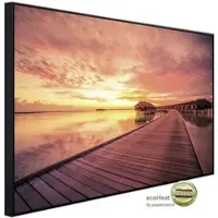 Papermoon Infrarotheizung »EcoHeat - Wasserbungalows Malediven«, Matt-Effekt - bunt