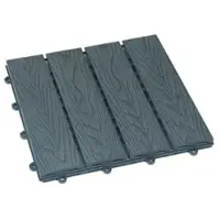 HOME DELUXE Holzfliesen »BAVARO Premium«, 30 x 30 x 2,2 cm, 10 m2 - grau