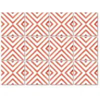 Wallart K&L Wall Art Fliesenaufkleber »Quadrate diagonal«, selbstklebend