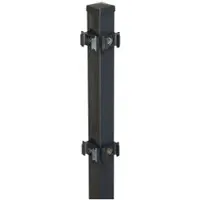 Floraworld Eckpfosten »Classic«, Stahl, BxLxT: 4 x 125 x 4 cm - grau