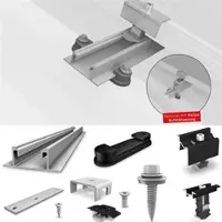 K2 Systems BasicRail Set für 24 Module auf Trapezdach PV Unterkonstruktion