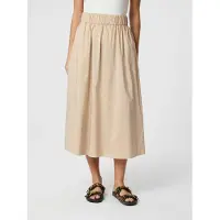 Neo Noir Damen Röcke Yara Poplin Skirt - Sand - Größe 42