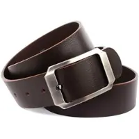 Anthoni Crown Ledergürtel , Herren, Gr. 105, braun (dunkelbraun), Leder, unifarben, Gürtel Ledergürtel, mit satinierter Schließe