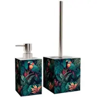 Sanilo Bad-Accessoire-Set »Exotic«, Grün, Rechteckig - gruen