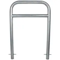 Baumarktplus Fahrradanlehnbügel 78 x 115 cm Stahl feuerverzinkt Ø 60 mm grau Einbetonieren Fahrradständer Parker Typ H