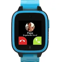 XPLORA XGO3 2. Generation, inkl. Freenet SIM Kinder Smartwatch Silikon, Langer Teil: 112 x 20 mm, kurzer 83 Blau