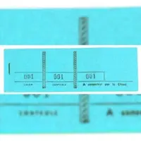 Exacompta 96402E 50x MultiPurpose 3 Part 4.5x15 100 Sht ass - x 50 - Blau