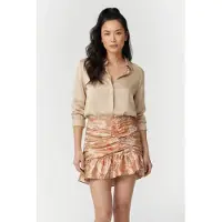 Iro Paris Junia Coral/gold Größe: M | Miniröcke Outlet | Damen | Orange