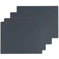 Lind DNA Tischset Square L Nupo Dark Blue (4er Set)-35 x 45 cm