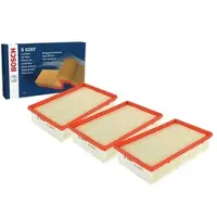Bosch 3x Luftfilter F 026 400 287 für Seat VW Audi Skoda Cupra Leon ST A3 Limousine