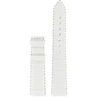 Certina - Leder Lederarmband ohne Schließe 19mm/16mm XL C610015013 - alligator-prägung,kalb,weiß