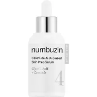 Numbuzin No. 4 Ceramide AHA Glazed Skin Prep Serum feuchtigkeitsspendendes Hautserum mit Peeling-Wirkung 30 ml