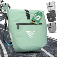 MIVELO Fahrradtasche – 2in1 Gepäckträgertasche & Schultertasche – 20 Liter – Mint