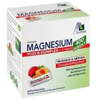 Avitale Magnesium 400+b-Komplex Direkt Pfirsich-Maracuja 125 G