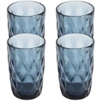 San Ignacio - Set mit 4 blauen Kristallgläsern (350 ml)