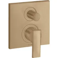 Hansgrohe Fertigmontageset Axor Citterio UP-Wannen-Einhebelmischer, m Hebel, brushed bronze