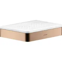 Hansgrohe Seifenschale/Ablage AXOR UNIVERSAL Wandmontage polished red gold polished red gold
