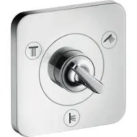 Hansgrohe Fertigset Axor Citterio E UP-Ab- u. Umstellventil 120x120mm, chrom