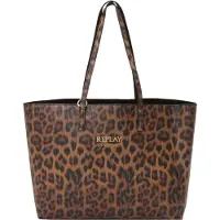 Replay Schultertasche Umhängetasche Shopper Monk's Robe + Black braun