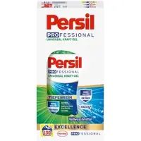 Persil Professional Universal Gel, Flüssigwaschmittel mit Tiefenrein Plus-Technologie, wirksam schon bei 20 °C, 2 x 65 Waschladungen