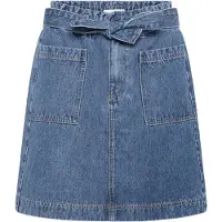 Kaffe Jeansrock "Damen Denimrock KAklara", Damen, Gr. 36, blau (blau denim), Obermaterial: 100% Baumwolle CO., Röcke Jeansrock