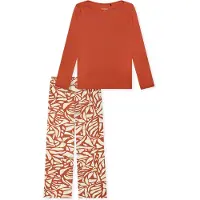 Schiesser Damen Pyjama Selected PremiumSchlafanzug, Pyjama Set, Nachtwäsche