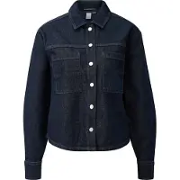 QS -qs Blouses Blue Denim Größe: 38 | Longsleeves Outlet | Damen | Blau