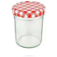 MamboCat 50er Set Sturzglas 230 ml HOCH To 66 rot karierter Deckel incl. Diamant Gelierzauber Rezeptheft****Vorpackplatz: REGAL C /// PLATZ 101