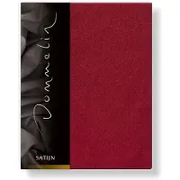 Dommelin Spannbettlaken Rosso (Satin 300TC)-90 x 220 cm
