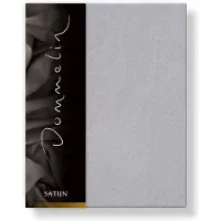Dommelin Spannbettlaken Mausgrau (Satin 300TC)-120 x 210 cm
