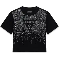 GUESS T-Shirt J6RI37 K6YW4 Schwarz Regular Fit