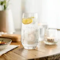 Stölzle Trinkglas mit Gravur - Kristallglas - 390 ml - 4 Stück