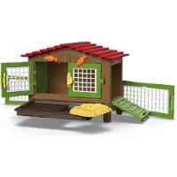 Schleich - Rabbit hutch with 3 rabbits - (42728)