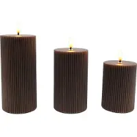 Relaxdays 3x LED-Kerzen