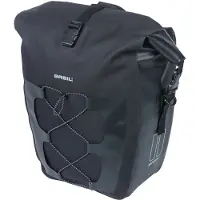 Basil Navigator Waterproof L MIK Studs - Einzelfahrradtasche 22 l, schwarz (T....