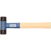 Cyclus TOOLS Gummihammer Mit Holzstiel, Schaftläng Kopfgewicht: 4