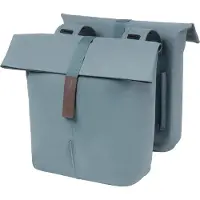 Basil Doppelpacktasche City graphite blue, 12x29x30 cm, 28-32ltr