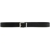 Gant für Damen. 9940157 Klassischer schwarzer Ledergürtel (90cm), Lässig