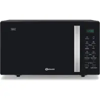 Bauknecht MWK 253 B Mikrowelle – 25 L Fassungsvermögen, 900 W, 7 Leistungsstufen, Grillfunktion, Automatikprogramme, RapidStart &amp; RapidDefrost, Schwarzes Glas