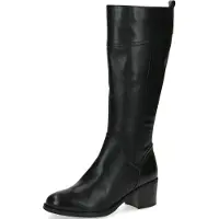 Caprice Damen Stiefel klassisch aus hochwertigem Leder 9-25500-41, Größe:41 EU, Farbe:Schwarz