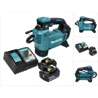 Makita DMP 181 RG Akku Kompressor 18 V 11,1 bar + 2x Akku 6,0 Ah + Ladegerät