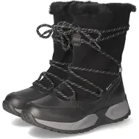 Gabor Rollingsoft Damen Winterstiefeletten/ Stiefeletten Schwarz Ledermix Größe: 4