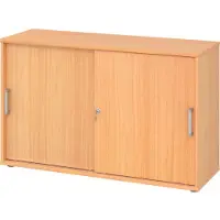 Bümö Schiebetürenschrank office - 2 Ordnerhöhen