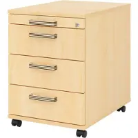 Bümö office Rollcontainer - 3 Materialschubladen