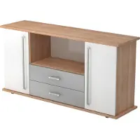Bümö office Sideboard mit 2 Schübe & 2 Türen
