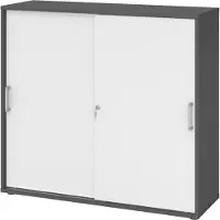 Bümö Schiebetürenschrank office - 3 Ordnerhöhen
