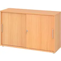 Bümö Schiebetürenschrank office - 2 Ordnerhöhen